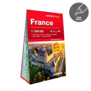 Mini Carte de France plastifie
