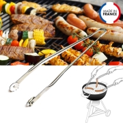 Pince barbecue inox  roulettes GRILL UP