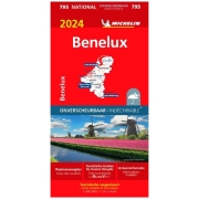Carte Michelin BENELUX indchirable 2024