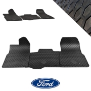 Tapis de cabine caoutchouc Ford Transit Custom après 2013