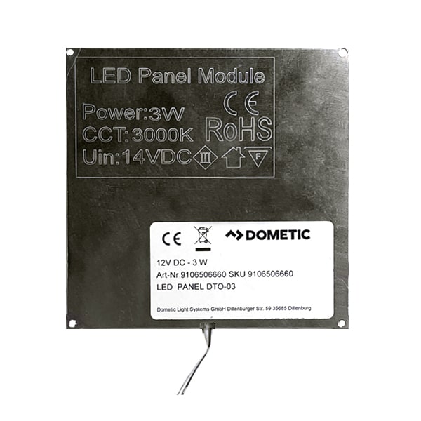 Eclairage  LED 12V 10 x 10 cm DOMETIC