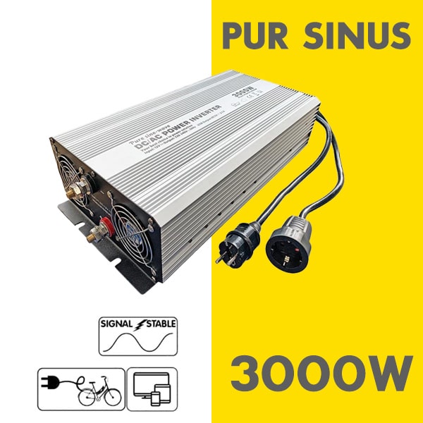 Convertisseur Pur Sinus - 12/230V - 3000W