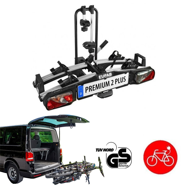 Loisiro - Porte-vélos 2 vélos sur attelage PREMIUM pliable et basculant -  LAS