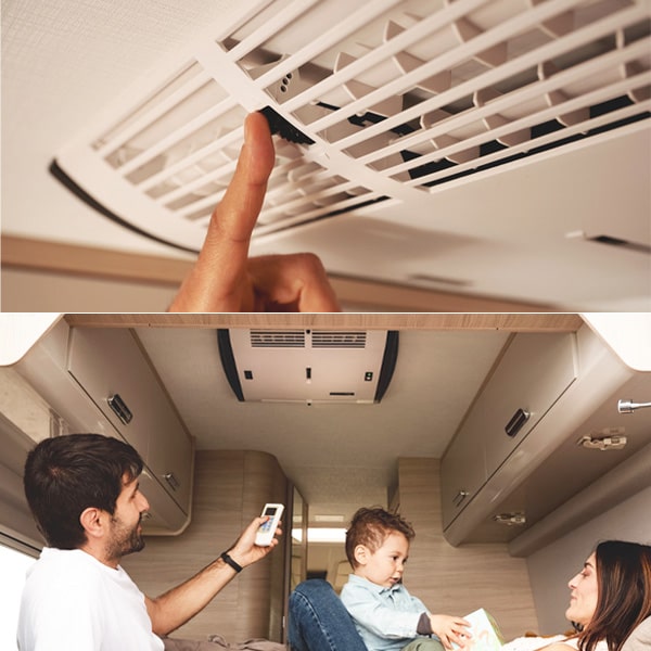 Plein Aircon climatiseur de toit 12 V Indel B