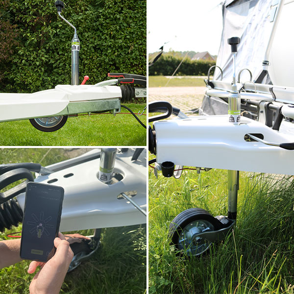 Roue Jockey capteur charge d'attelage E-Load E-Trailer