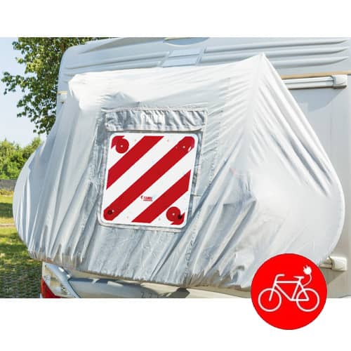 Accessoires porte-vélos - HOUSSE 3 VELOS COLORIS GRIS pour camping