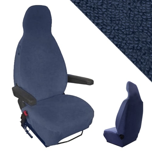 Housse pour siège camping-car bleue/grise - CF10244 