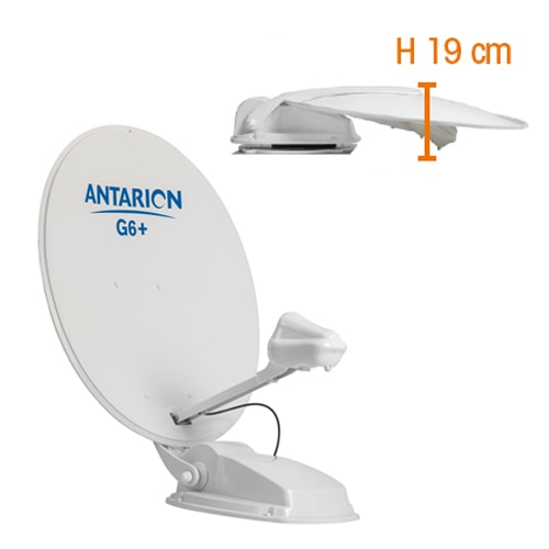 Antarion Antenne Auto 60cm G6+ Connectée Compact Grise + Démodulateur  Tntsat à Prix Carrefour