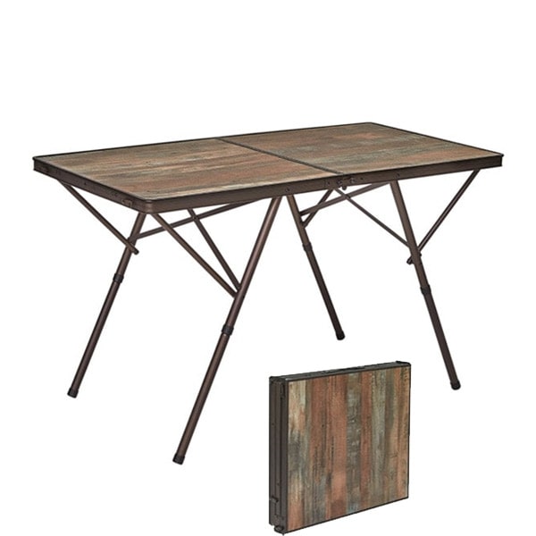 Set de 2 bancs + 1 table de camping bois flotté de chez Trigano - Latour  Tentes et Camping
