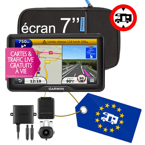 GPS Garmin Camper 760 LMT + Caméra de recul offerte ! - Camping-car