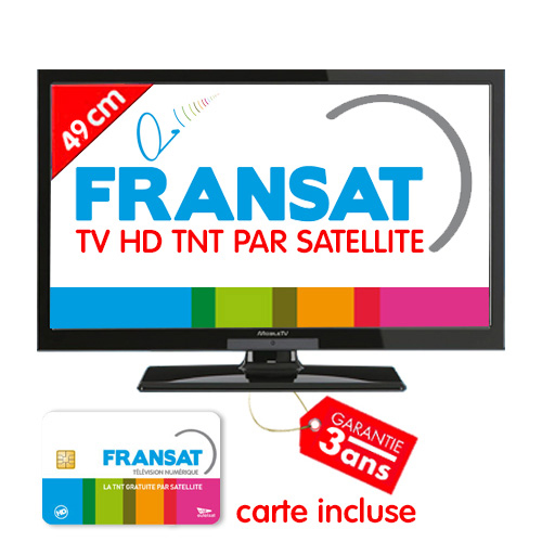 Nouvelle TV HD T2 LED 49cm Satellite intgr Fransat