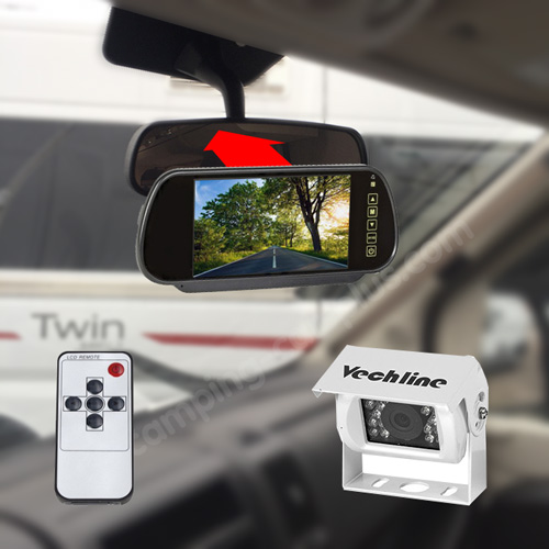 Kit miroir de renvoi pour caméra de recul de camping car
