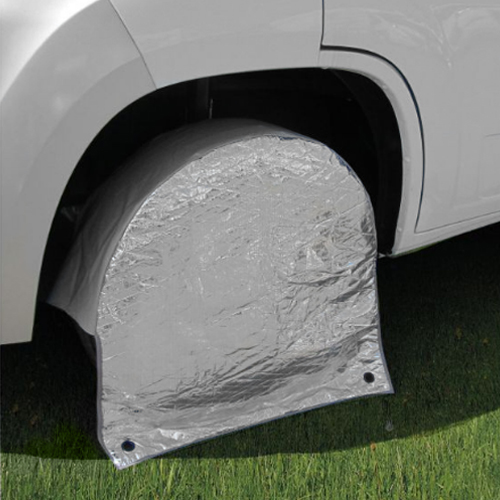 Housse de protection de pneu 16-17 pouces, grise, Jupe pour auvent  caravane, Auvent, Accessoires Camping-car
