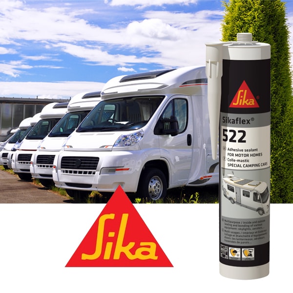 SIKA - Mastic polyuréthane pour Camping-Car, 522 Blanc Modèle - Cartouche  300 ML - Blanc : : Bricolage