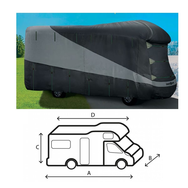 Housse de protection pour camping-car Longueur 7,50m 094121