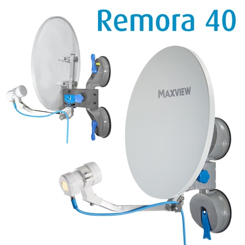 Antenne Satellite Portable Remora 40 Maxview A Ventouses Camping Car