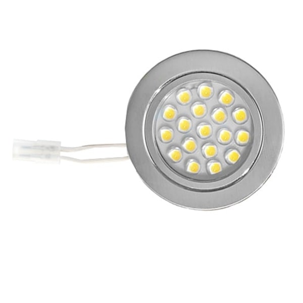 Spot fixe en applique de 18 LED 12V avec interrupteur - Blanc - Abri  Services