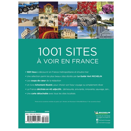 Guide Michelin 1001 Sites  voir en France