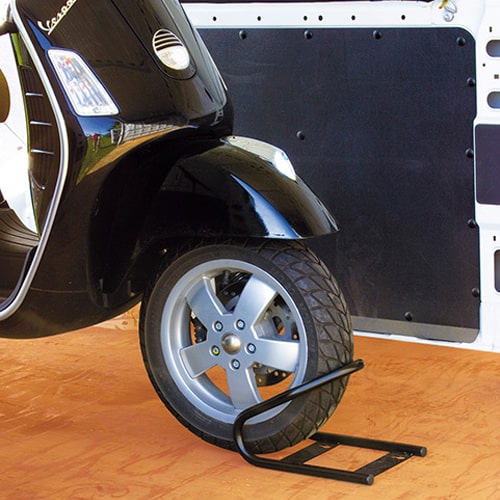 Bloque roue pour remorque avant moto scooter - Remorques Discount