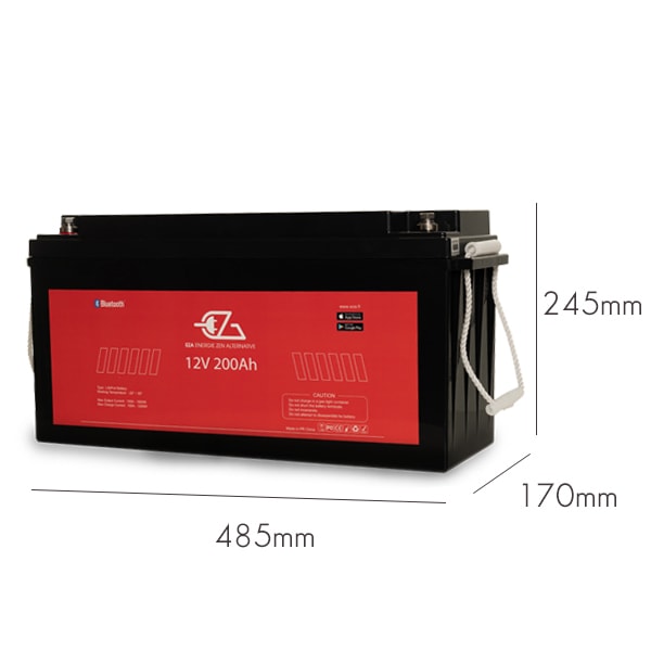 Batterie lithium MAX-E200 LiFePo4 12V / 200Ah, Produits
