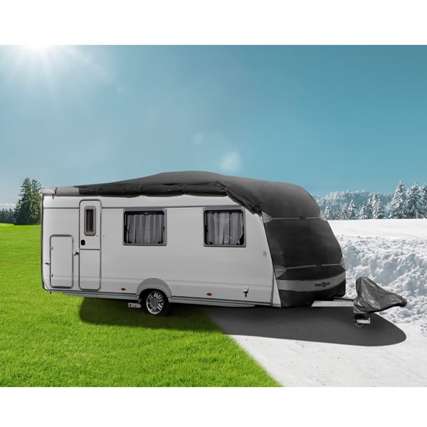 Nouvelle Housse Camping car 4 SAISONS 8m UV - Équipement caravaning