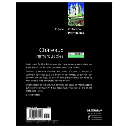 Livre Michelin Chteaux remarquables de France
