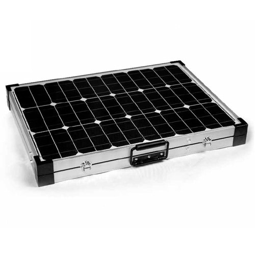 Panneau solaire 50W portable pliable camping-car, fourgon