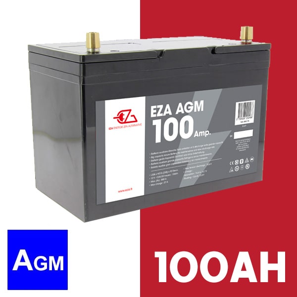 ▷ Batterie AGM 12V 100Ah Marine, Caravaning, Véhicules Electriques