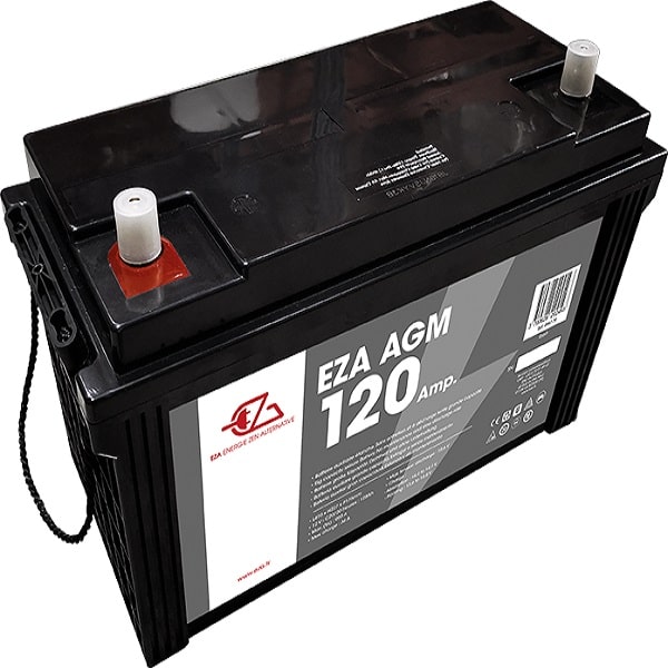 Batterie 12V EZA AGM 100Ah Classique ou Compact - Camping-car, fourgon