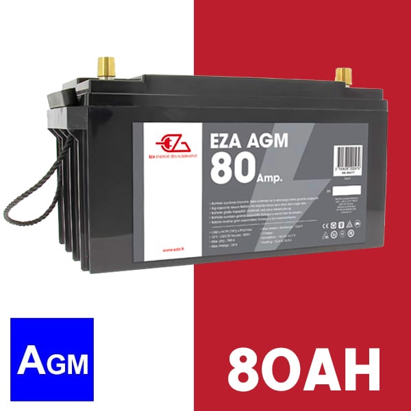 CLC Accessoires - Batterie auxiliaire AGM 80Ah 496177 - Groupe CLC
