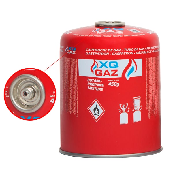 Cartouche de gaz XQ 450 ml adaptable CADAC