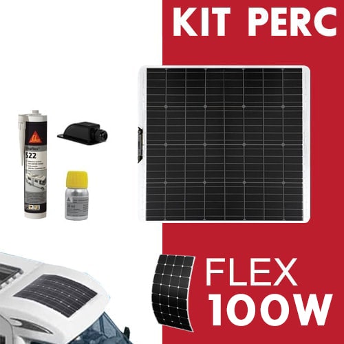 Kit solaire camping-car 170W flexible avec panneau souple