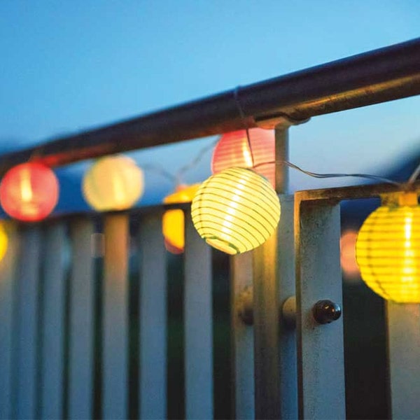 Guirlande lumineuse lanterne de Camping à 20 LED, Mini lampe à