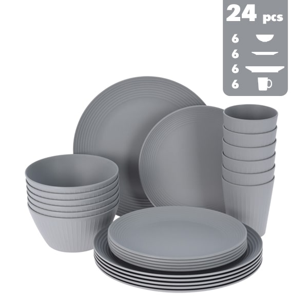 Assiettes plates incassables - camping-car - Mixte - TABLE & NATURE