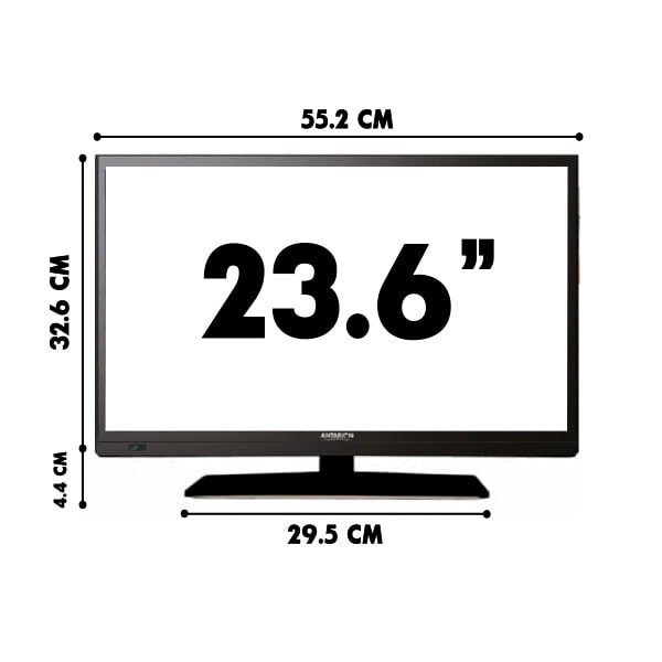 TV HD LED DVD T2 61 cm Antarion