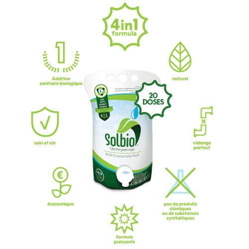 SolBIO Original 0.8L additif sanitaire biologique 4 en1
