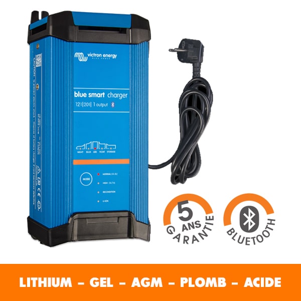 Chargeur de batterie 12V 30A (3) - IP22 - Blue Smart-Victron Energy