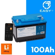 Batterie Lithium 12V 100Ah Easy plus by ANTARION
