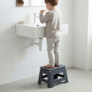 Marchepied pliant antidérapant 150 kg - Gris