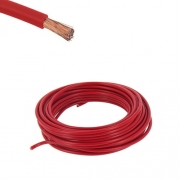 Bobine 10 m cable lectrique 1,5mm Rouge
