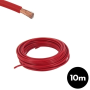 Bobine 10 m cable lectrique 1,5mm Rouge