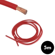 Bobine 5 m cable lectrique 16 mm Rouge
