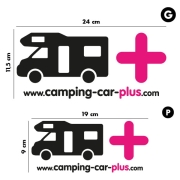 Autocollant Camping-car-plus