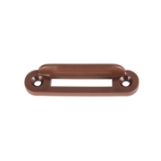 Gche pour serrure  poussoir de placard marron