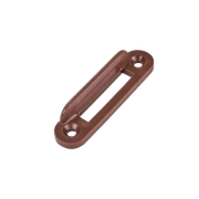 Gche pour serrure  poussoir de placard marron