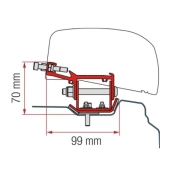 Adaptateur store Fiamma F40 pour TRAFIC H1L2 depuis 2014