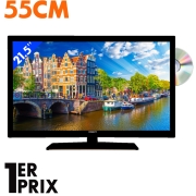 TV LED FHD 12V DVD 55 cm 21,5 pouces 1er prix ANTARION