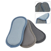 Lot 3 éponges doubles faces microfibres lavables