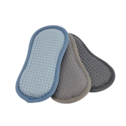 Lot 3 éponges doubles faces microfibres lavables