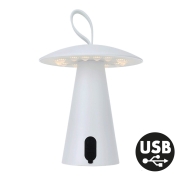 Lampe de table champignon rechargeable USB